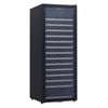 Thermaster Black Single Zone Wine Cooler 166 bottle capacity