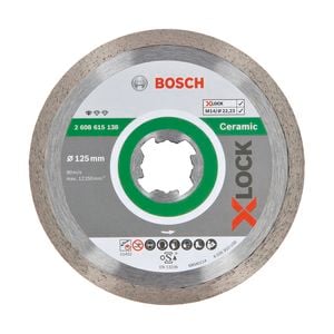 Bosch 125mm X-Lock Ceramic Diamond Cutting Disc 2608615138