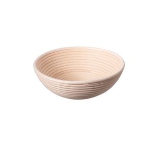 Round Rattan Proving Basket 25x8.5x8.5cm Bakemaster
