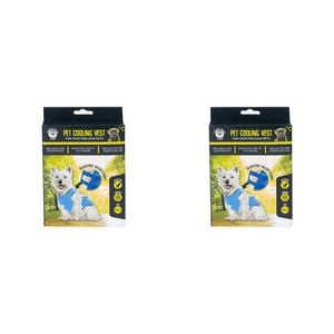 2x Dudley's World Of Pets Dog/Cat/Pet Portable Cooling Vest- Extra-Small/Small