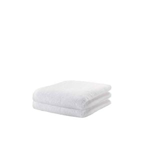 2 Pack - Luxury Egyptian Cotton Guest Towel 30x50cm - White