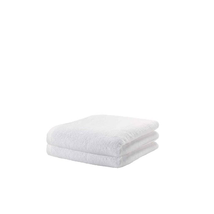2 Pack - Luxury Egyptian Cotton Guest Towel 30x50cm - White