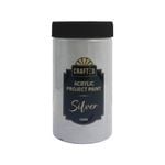 Crafted 300ml Silver Project Paint