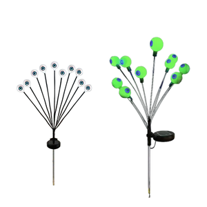 Lifebay Spooky Solar Gaze: Haunting Halloween Eyeball Stake Lights