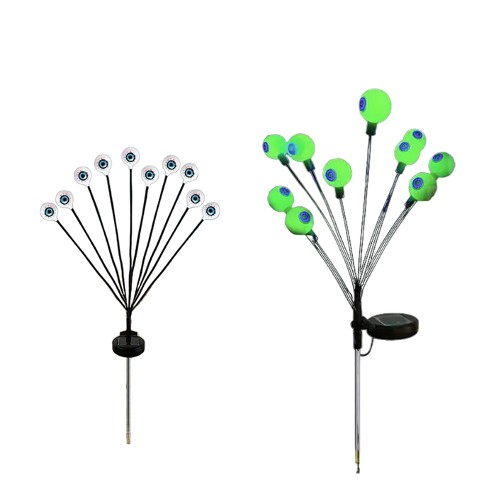 Lifebay Spooky Solar Gaze: Haunting Halloween Eyeball Stake Lights