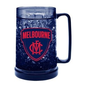 Afl Colour Freeze Mug - Melbourne Demons - 500ml - Gel Freeze Drink Cup
