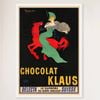 Galrie Stunning Vintage Chocolate Klaus Advertising Poster by Leonetto Cappiello Artwork, White Frame, A0 84 x 119cm (33x47inch)