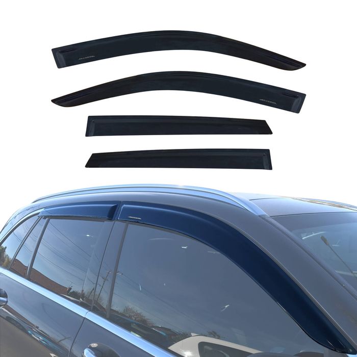 AUSGO Luxury Weather Shields for Mercedes-Benz GLC Class X253 2015-2022 Weathershields Window Visors Wind Deflectors