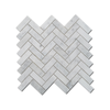 Johnson Tiles 305 x 325mm Herringbone Marble Mosaic - Each