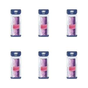 6x 6pc Malli Purple 8m  Sewing Embroidery Cross-stitch Thread