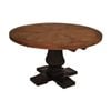 Valeria 135cm Round Dining Table Black Oak