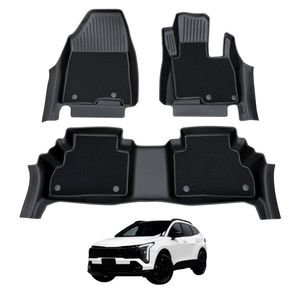 AUSGO Double-Layer Car Floor Mats for KIA Sportage NQ5 PE 2025-Onwards All-Weather Floor Liners