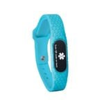 MEDI-ID  Medical ID SML/MED Blue Silicone Wristband