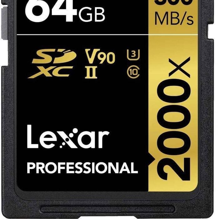 Lexar Professional 2000X SDHC/SDXC UHS-II SD Card -64GB