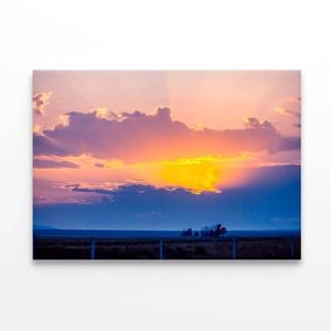 Grassland at Sunset  Print 100% Australian Made 150 x 100cm  (Stretched)