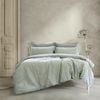 Ardor Boudoir Embre Queen Bed Quilt Cover Set Linen Look Cotton Seagrass