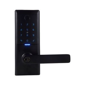 Gainsborough Black Mode Smart Entrance Lever Lock