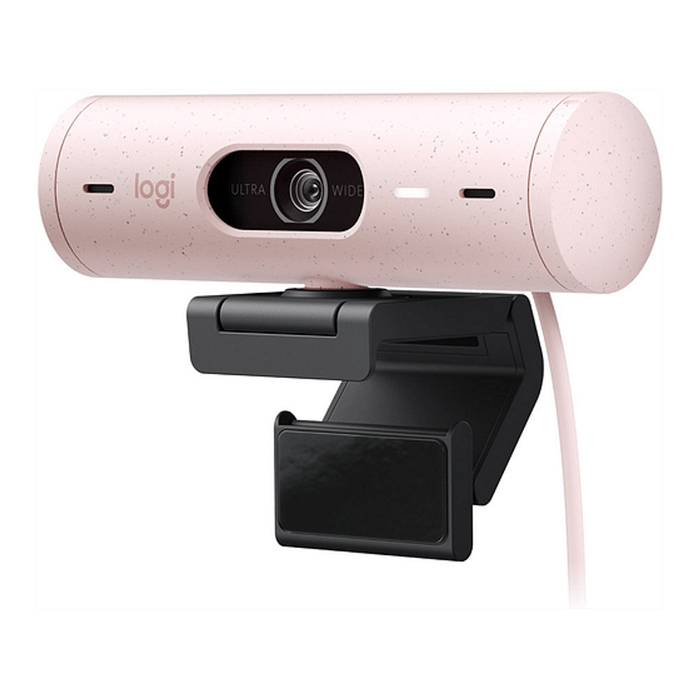 Logitech Brio 500 1080p Hdr Webcam With Show Mode - Rose [960-001433]
