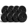 BLACK LORD 20kg Weight Plate Set - 8 x 2.5kg Plates