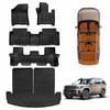 3D Heavy Duty Mats Boot Liner Floor Set for Hyundai SantaFe Santa Fe 6/7 Seater 2024-Onwards Cargo