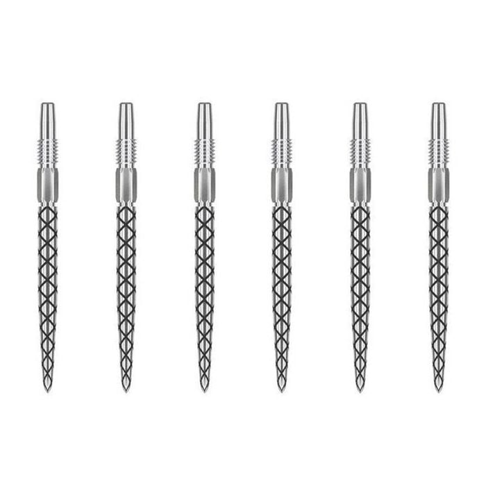 2x 3pc Target Swiss Diamond Pro Silver Dart Point Replacement Spare Tip 40mm