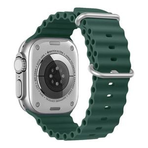 Ocean Silicone Sports Watch Band Strap - For Apple iWatch 38mm 40mm 41mm [42mm Series 10] (Green)