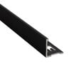 QEP 12.5mm x 3m Black Angle L Shape Tile Trim