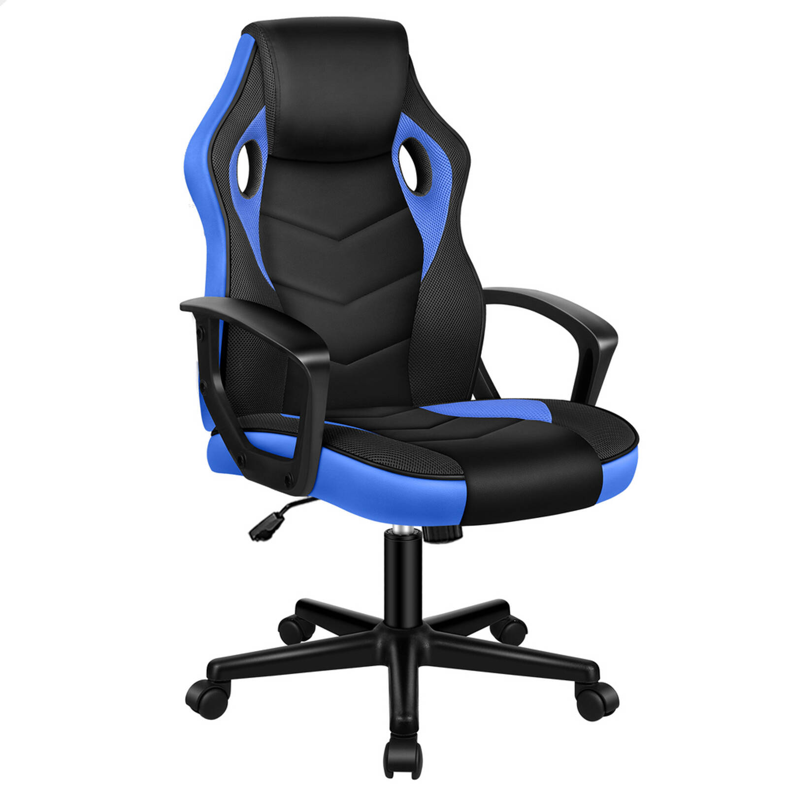 ALFORDSON Gaming Chair Racing Office Executive Computer Seat Work Blue
