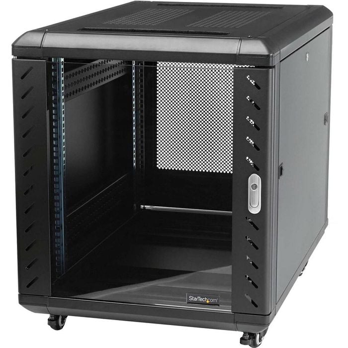 StarTech 4-Post 12U Server Rack Cabinet, 19" Data Rack Cabinet