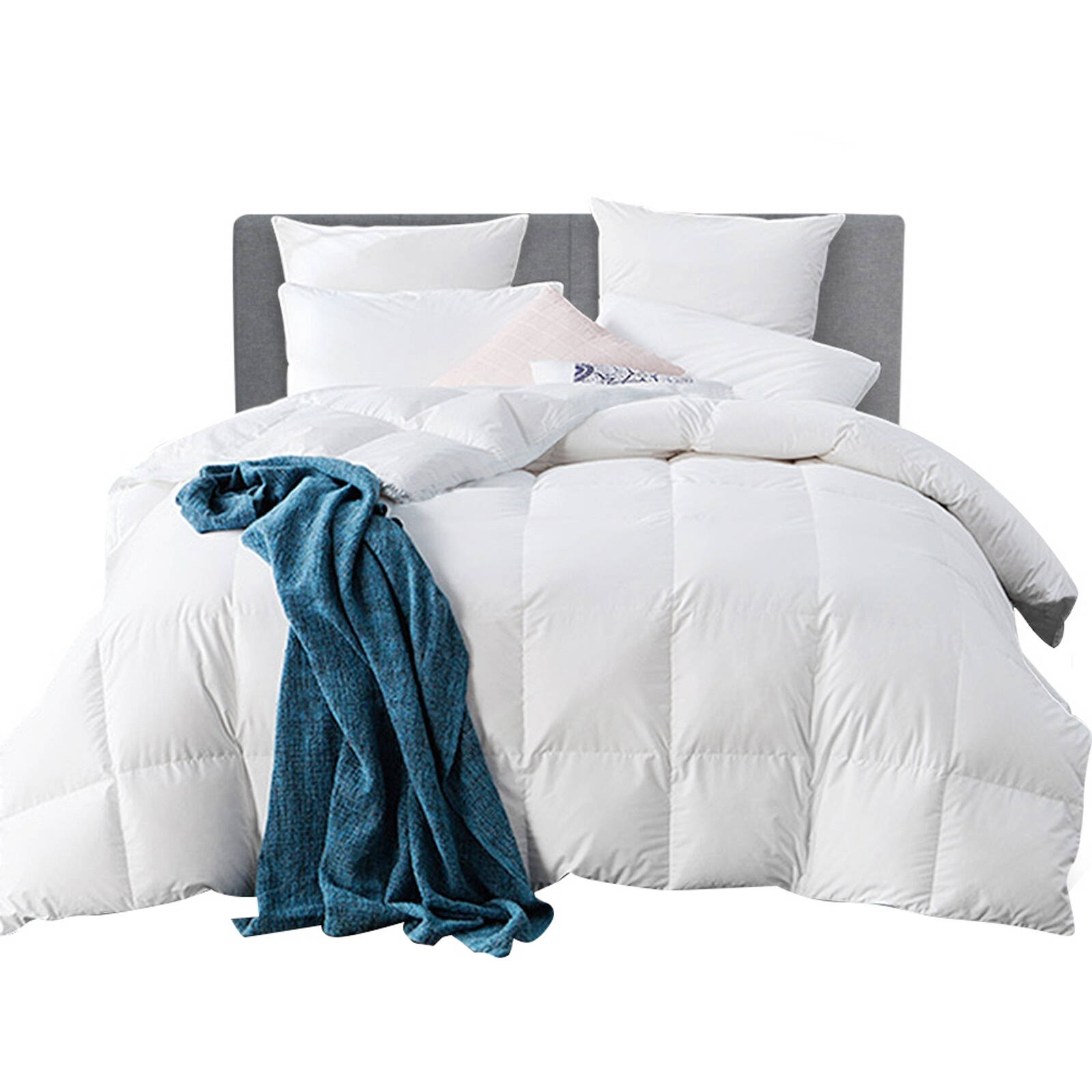 Giselle Bedding 800GSM Goose Down Feather King Quilt - Bunnings Australia