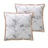 Bianca Pair of Zola White European Pillowcases