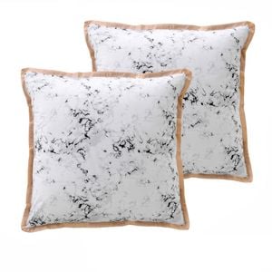 Bianca Pair of Zola White European Pillowcases