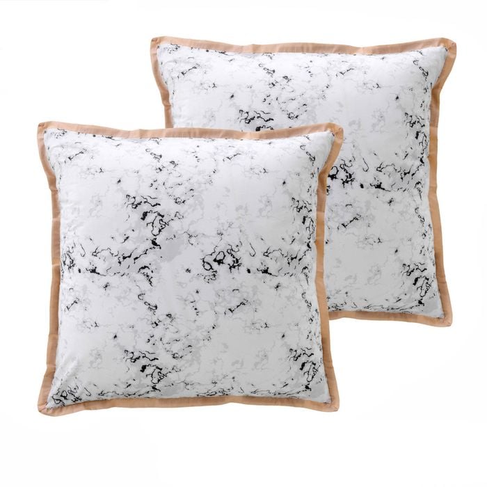 Bianca Pair of Zola White European Pillowcases