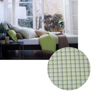 Bloomington Harvey Tweed Micro Checkered Sweet Pea 100% Cotton Quilt Cover Set King 245 x 210 cm