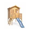 Hide & Seek Kids Raised Herbie Cubby House with Slide - Pearl Blue