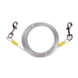 Happy Tails 10m Silver Cable Tie-Out