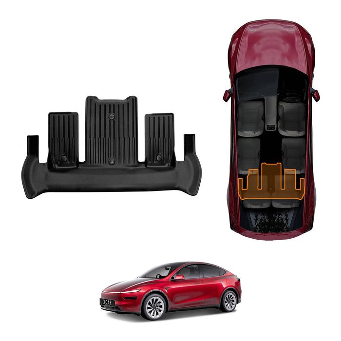 Third Row Floor Mat for Tesla Model Y L 6-Seat 2026-Onwards  Cargo Car Trunk Luggage Tray