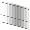 ProtectorAl 1201 - 2400 x 1800mm Woodland Grey Raked 16-30º Picket Top Pool Fence Panel