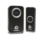 Swann Single Black Wireless Plug-In Doorbell