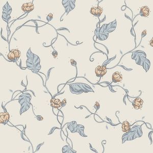 Wallpaper Trader Elmire Wallpaper Roll 10.05m X 53cm, Light Blue