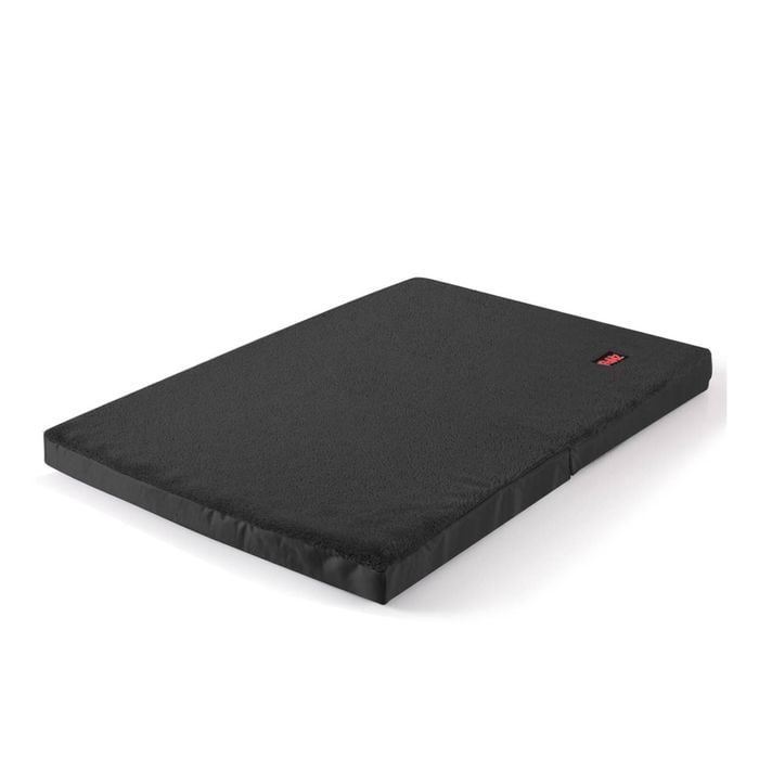 PaWz 120X80x6cm XXL Size Polyester Pet Bed in Black Colour