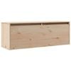 vidaXL Solid Wood Pine Wall Cabinet Hanging Shelf Rack Storage Home Organiser