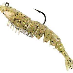 Z-Man EZ ShrimpZ Rigged 3.5 2pk Greasy Prawn"