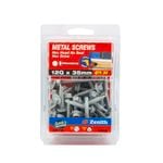 Zenith 12G x 35mm Galvanised Hex Head Metal Screw - 50 Pack