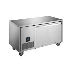 Polar U-series Premium Double Door Counter Fridge 267ltr - Under Bench Fridges (ua005-a)