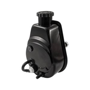 Cal Custom Saginaw Style Black Power Steering Pump for Chev, GM, Holden, SBC