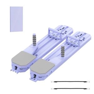 Advwin Pilates Board, Detachable Multi-functional Abdominal Exercise Machine Purple