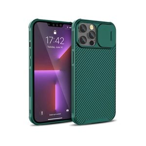 Iphone 14 Pro Green Magsafe Compatible Heavy Duty Case With Camera Cover