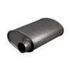 Redback 3" Performance Muffler Offset/centre - 11" X 6" Oval, 16" Long, Aluminised Steel