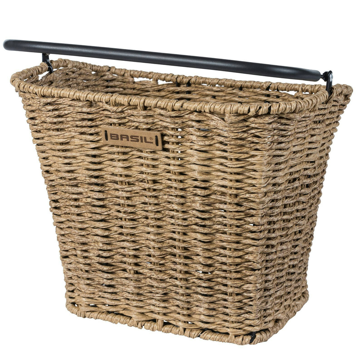 Basil Bremen Rattan Look Bicycle Front Basket Brown - Bunnings Australia